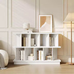 Organizzatore a 8 cubi, Libreria in noce con 10 pannelli posteriori rimovibili, Scaffale aperto per soggiorno, camera da letto, facile da montare