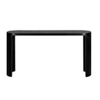 60 Tavolo Consolle da Ingresso Moderno, Tavolo da Corridoio con Piano Spesso e Gambe Curve Reversibili per Soggiorno o Ingresso - Panipeachy
