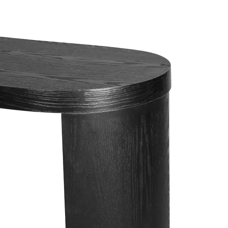 60 Tavolo Consolle da Ingresso Moderno, Tavolo da Corridoio con Piano Spesso e Gambe Curve Reversibili per Soggiorno o Ingresso - Panipeachy