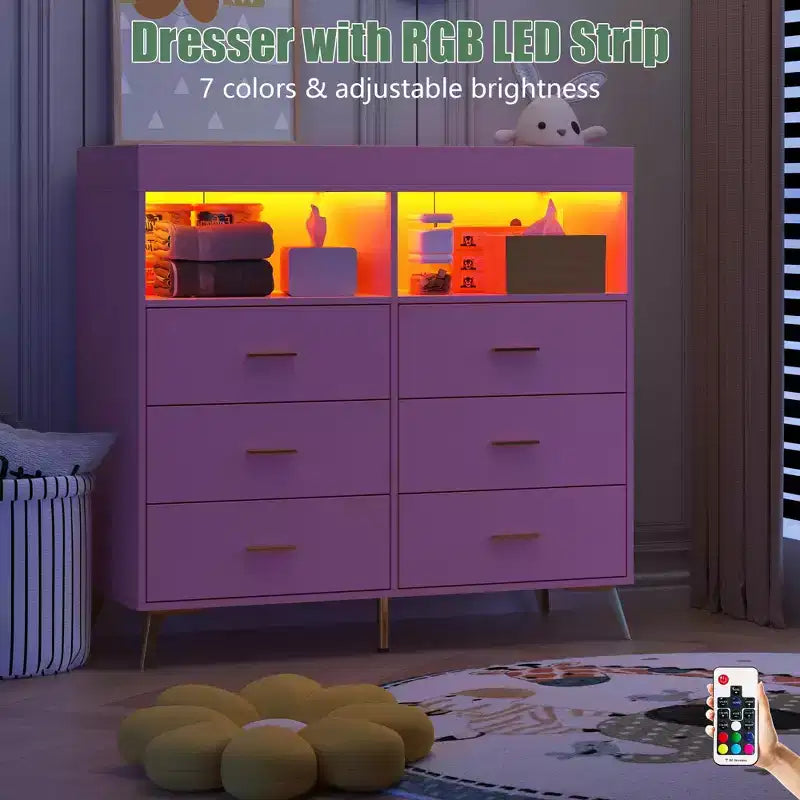 Cassettiera fasciatoio con cassetti, Cassettiera per bambini con piano fasciatoio, Presa elettrica, Organizzatore per la cameretta per neonati con postazione cambio pannolini