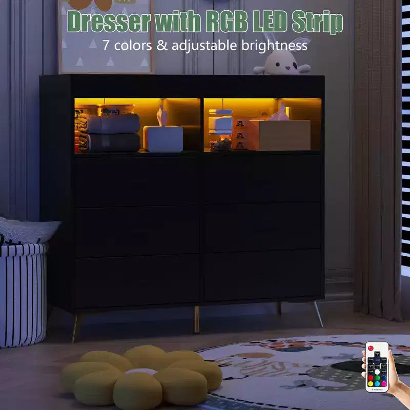 Cassettiera fasciatoio con cassetti, Cassettiera per bambini con piano fasciatoio, Presa elettrica, Organizzatore per la cameretta per neonati con postazione cambio pannolini