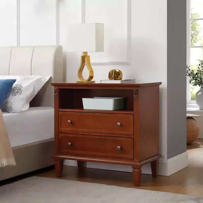 Tavolino moderno con stazione di ricarica, comodino in legno con contenitore, tavolino da caffè piccolo, tavolino laterale per divano da soggiorno e camera da letto