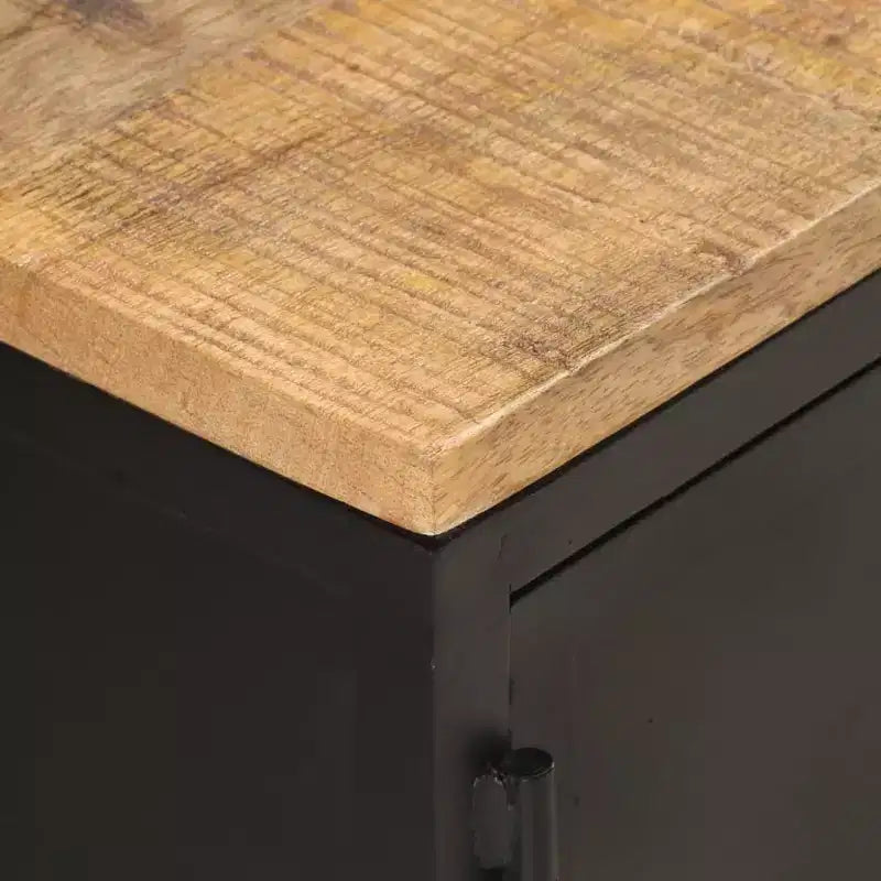 vidaXL Tavolino da caffè 89,9x50x37,1 cm in Legno Massello di Mango Grezzo