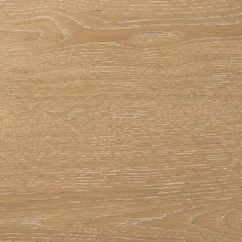 Set di 2 tavolini rotondi in legno con ripiani aperti e gambe cilindriche, finitura rovere