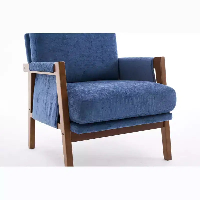 Poltrona in velluto con cuscino lombare, capacità 136 kg, sedia ergonomica da salotto