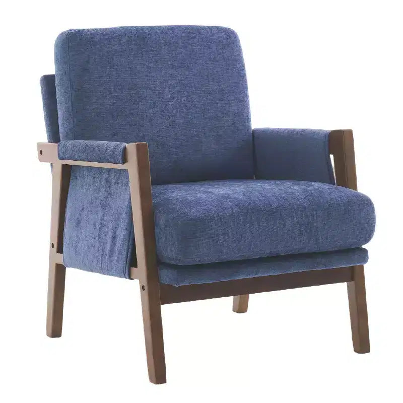 Poltrona in velluto con cuscino lombare, capacità 136 kg, sedia ergonomica da salotto